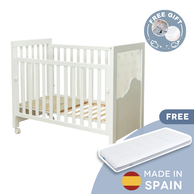 Micuna - Dolce Magic 夜空星星床 60x120cm (白色)