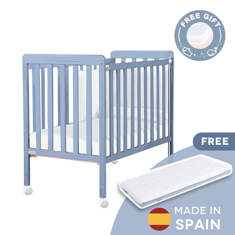 Micuna - Mini Basic 簡約百搭迷你嬰兒床(寶石藍)