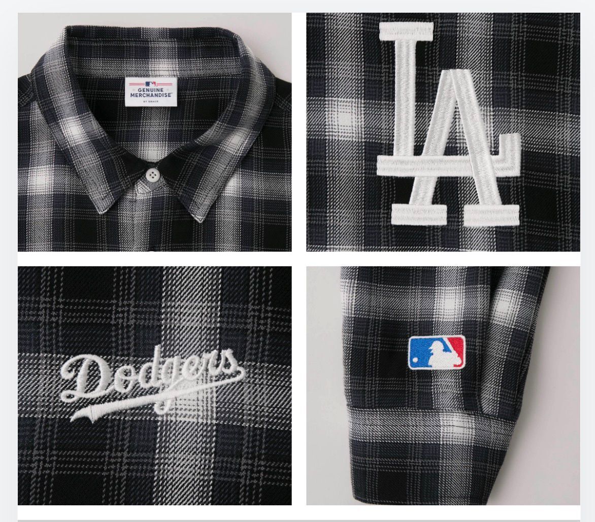 【預購】JM040904 MLB 別注版 Logo 刺繡襯衫