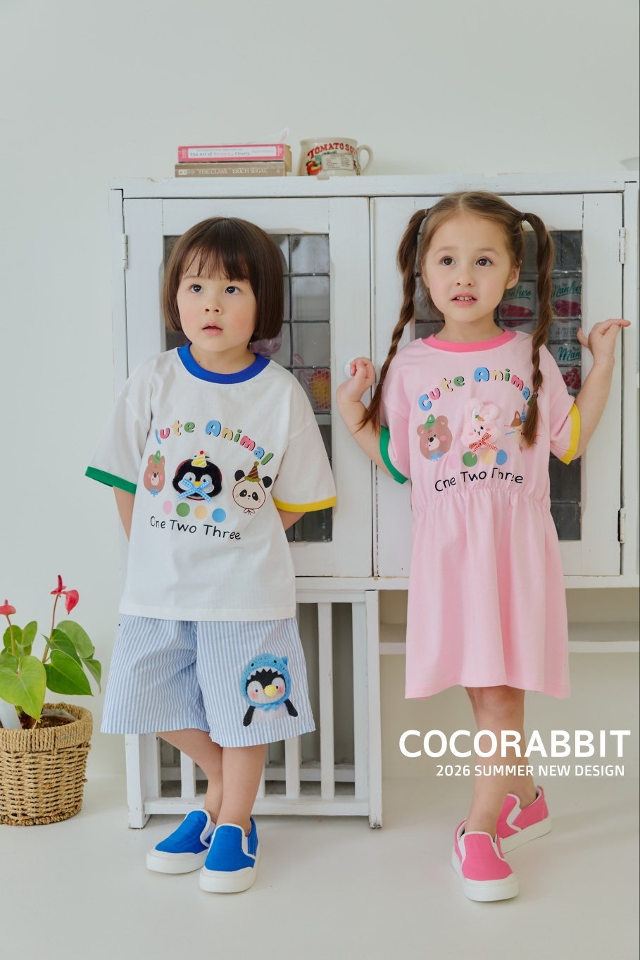 韓國🇰🇷COCORABBIT 動物派對洋裝/套裝(S-2XL)