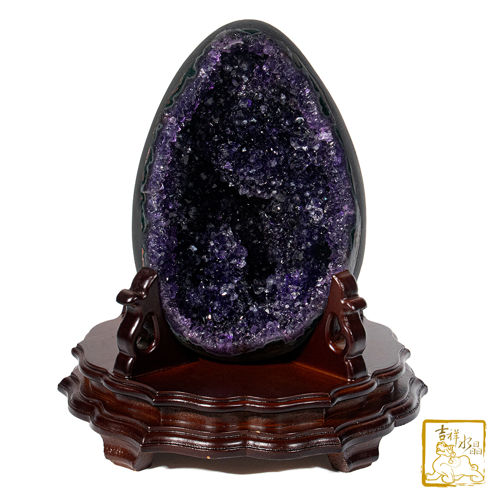 烏拉圭紫水晶恐龍蛋 3.27kg 招財進寶