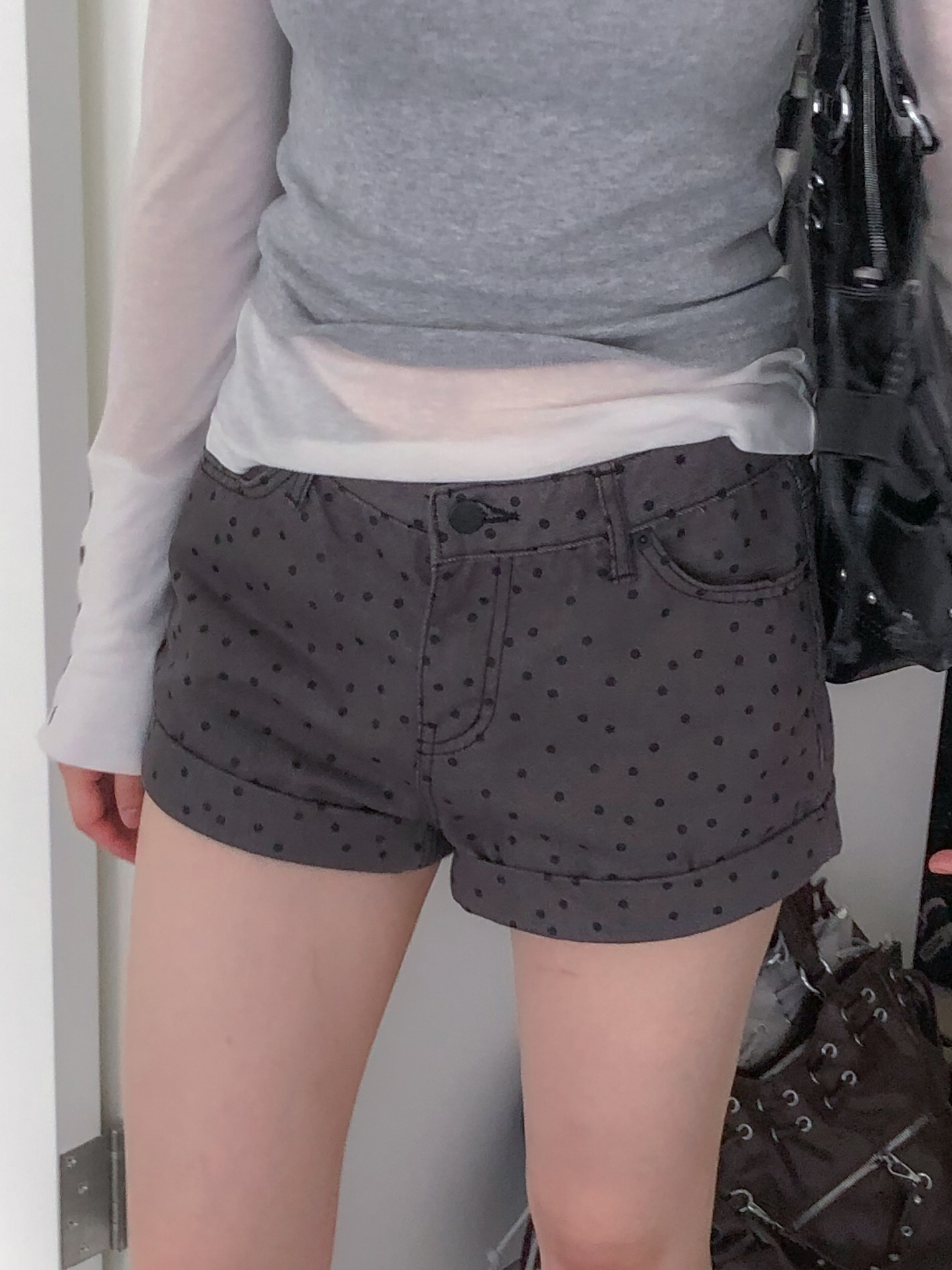 non-fade dot shorts #短褲