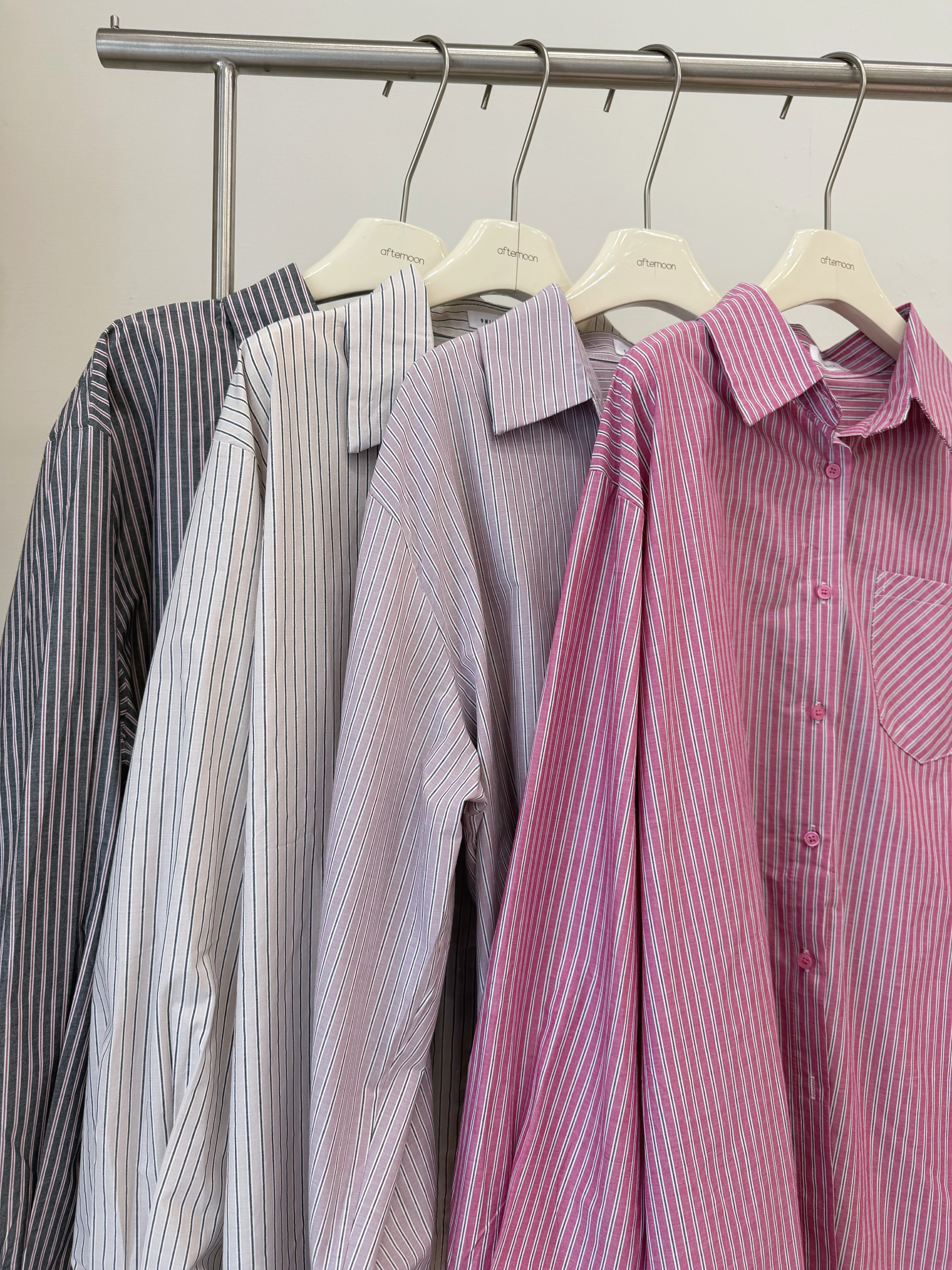 260 撞色條紋襯衫