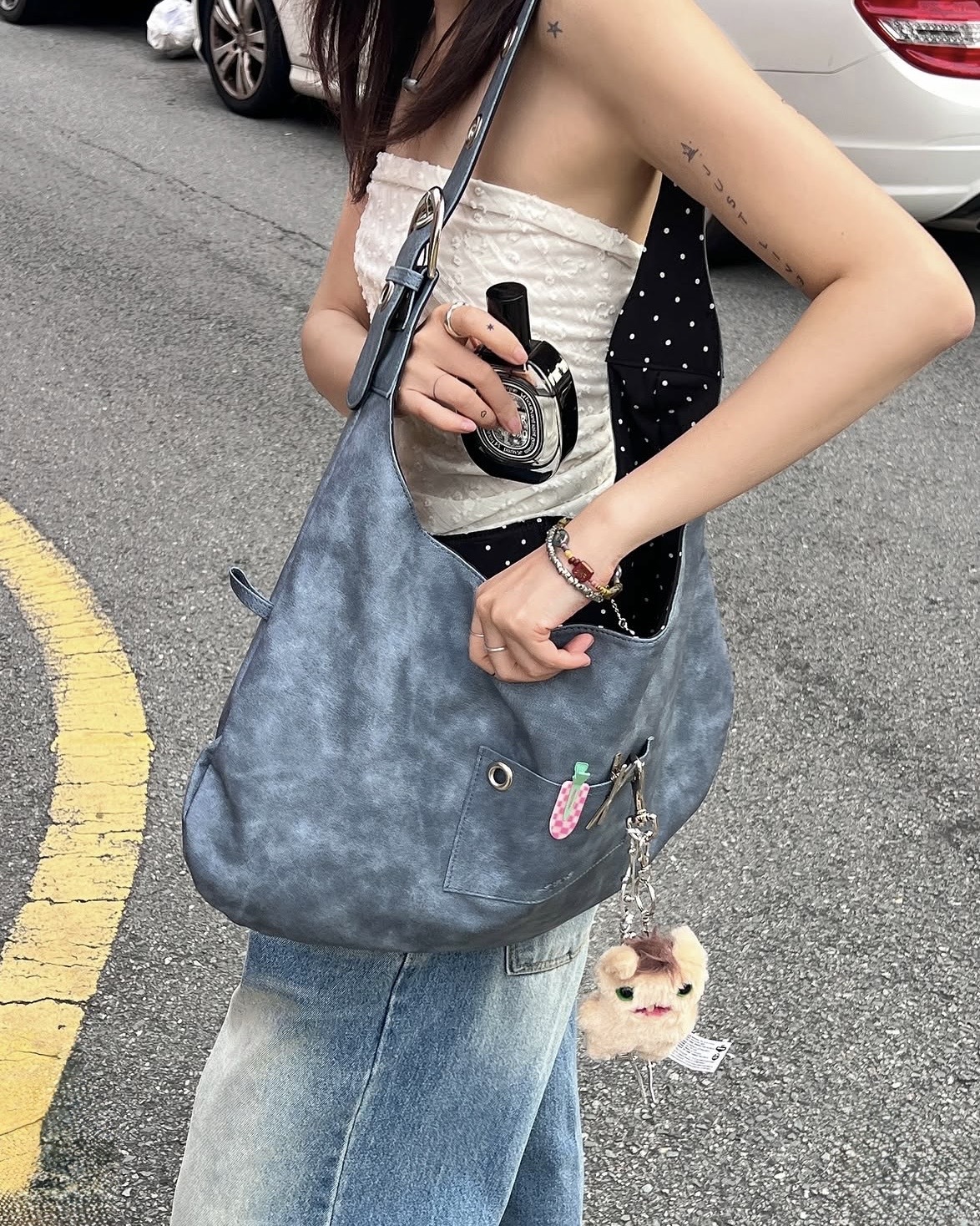 🇰🇷韓國 LETERIE 點點雙面單肩側背包(6colors)