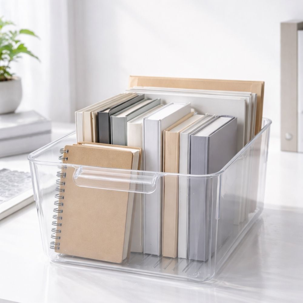 透明冰箱收納盒27x18x11cm｜廚房收納盒 抽屜收納盒 食物收納 蔬果收納 整理盒 【輕鬆購五金百貨】