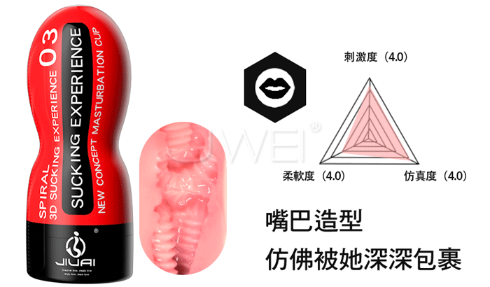 漫窩杯．氣壓吸夾 螺紋軟Q通道 自慰訓練飛機杯【黑色陰交款】