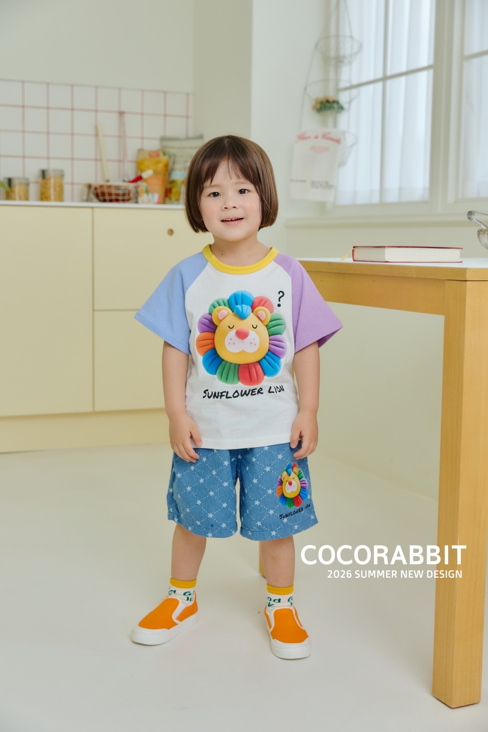 韓國🇰🇷COCORABBIT 立體獅子印花套裝(S-2XL)