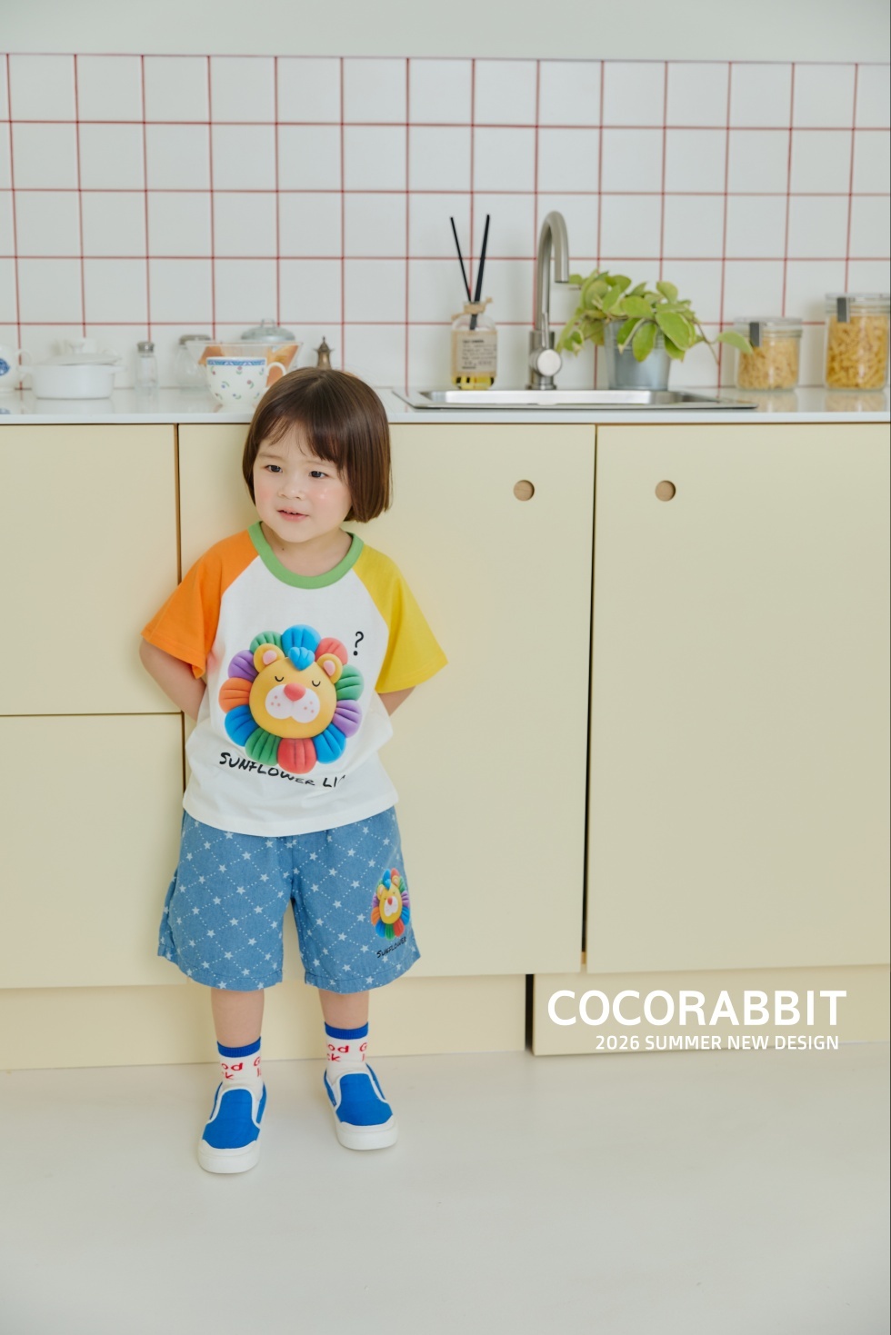 韓國🇰🇷COCORABBIT 立體獅子印花套裝(S-2XL)