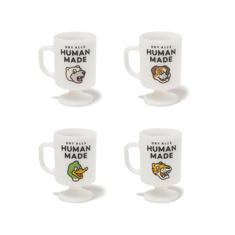 預購┃日本製 HUMAN MADE ANIMAL GLASS TUMBLER 玻璃高腳杯