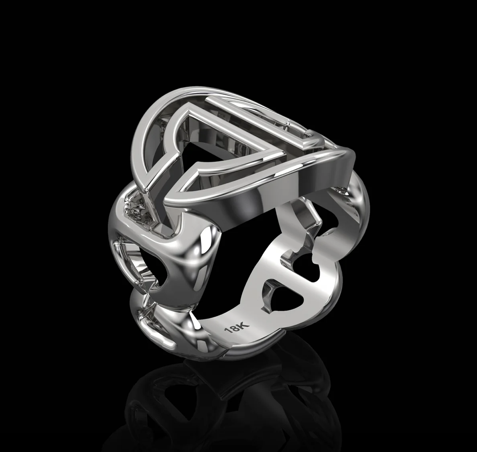 HB127-SS Verloop Ring（Silver)