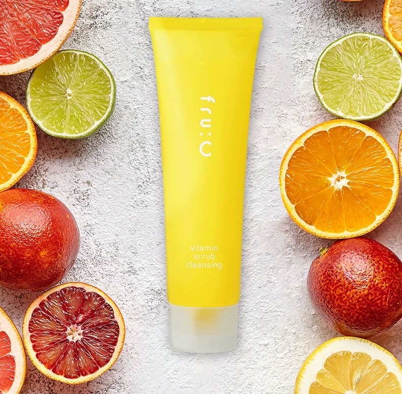 Fru:C 磨砂 卸妝 深層潔面啫喱【維他命亮肌】