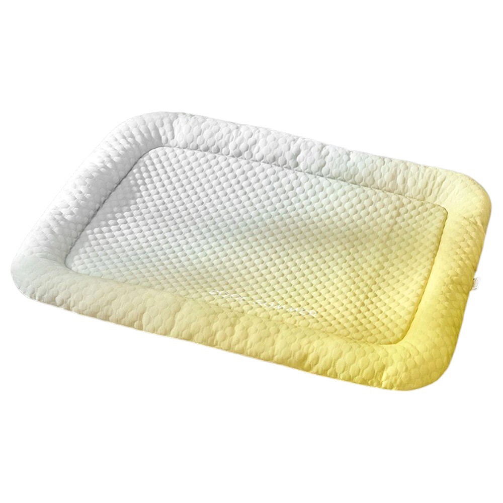 Cool Summer 冰豆豆 (接觸冷感) 夏日寵物涼墊 - 黃色 (S/M)