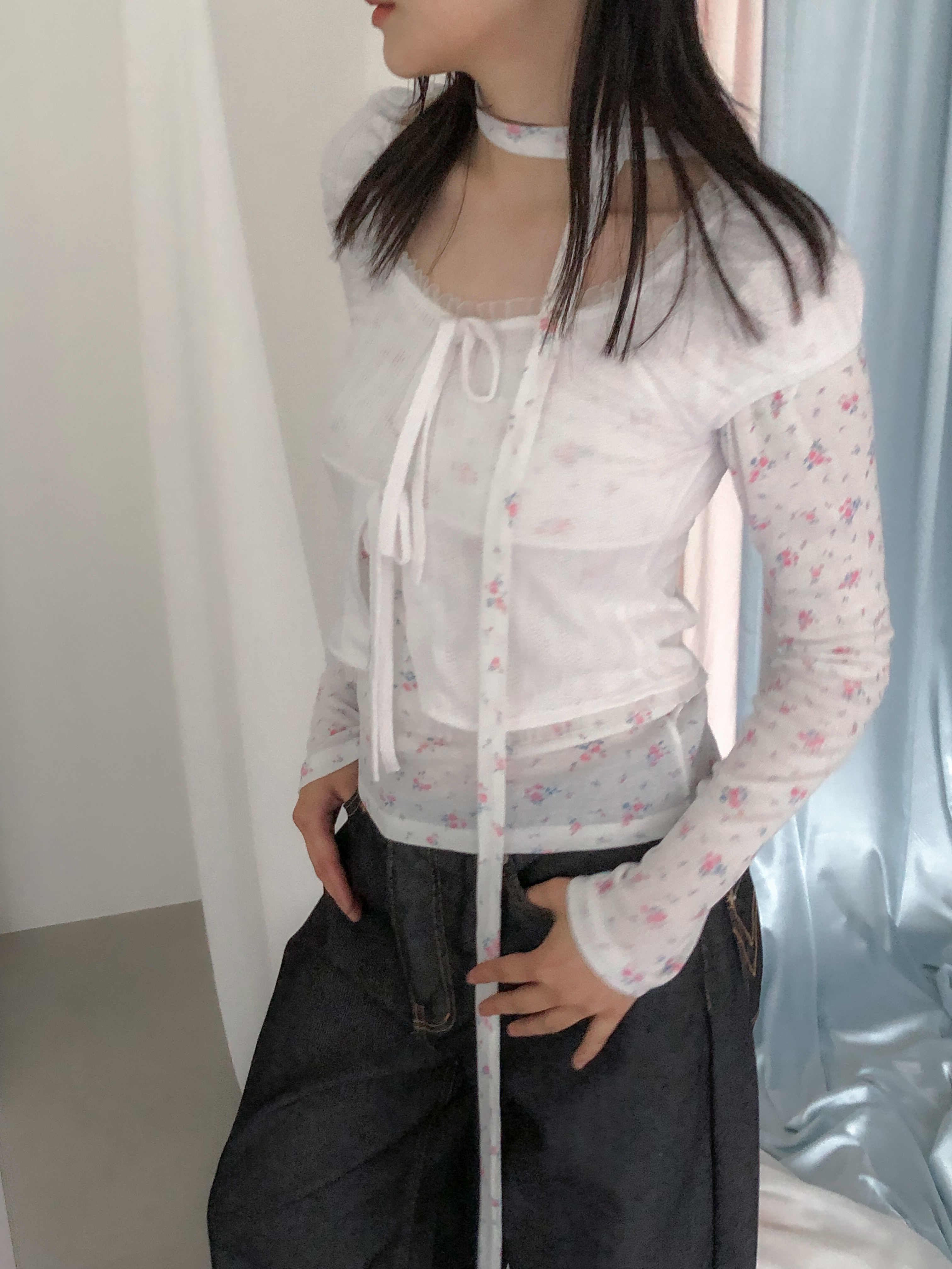 rani muffler tee #上衣