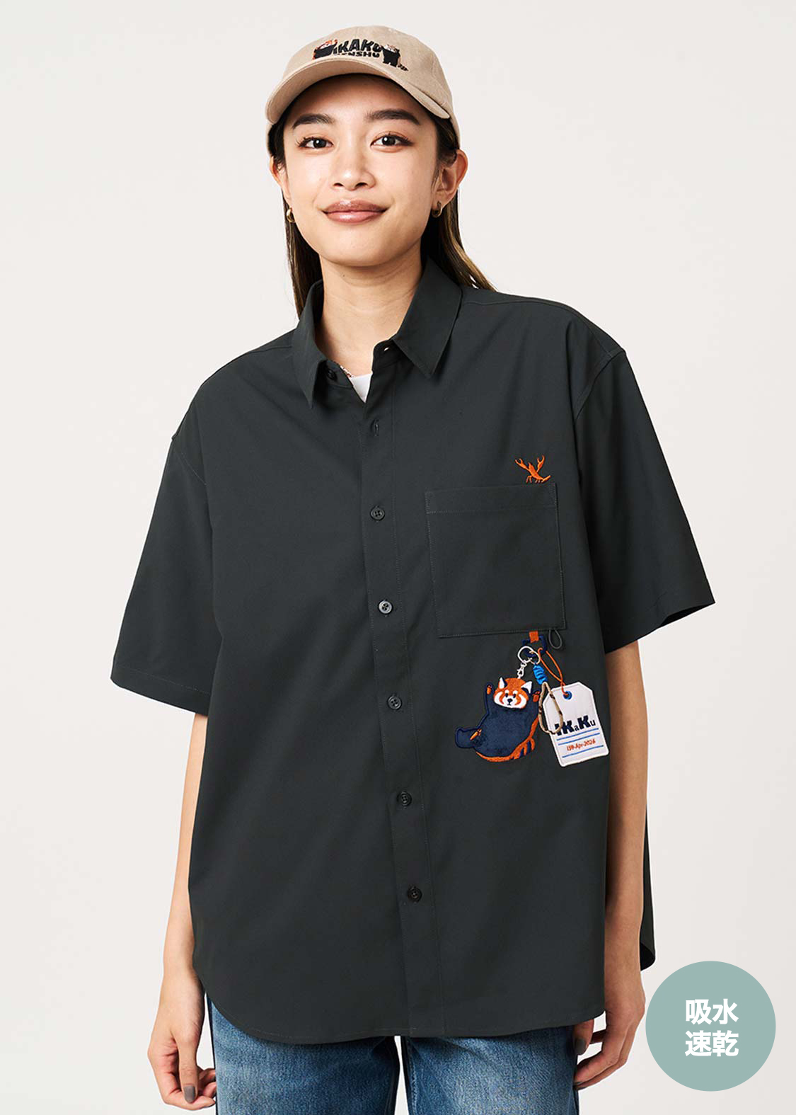日本預訂 graniph GH Ika Trip | Charm Short-Sleeve Shirt