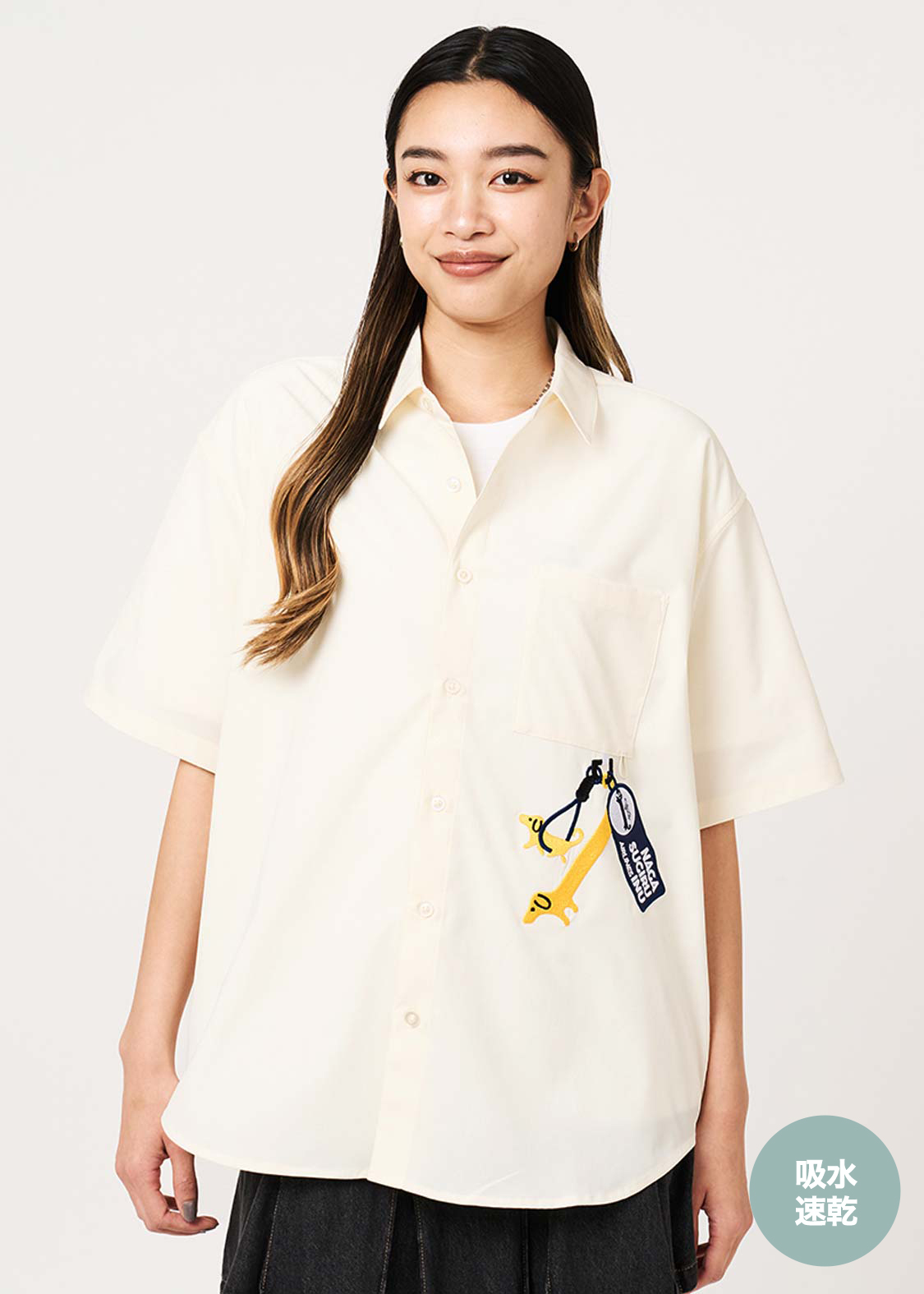 日本預訂 graniph GH Nagasugiru Inu Wanderer Pass | Charm Short-Sleeve Shirt