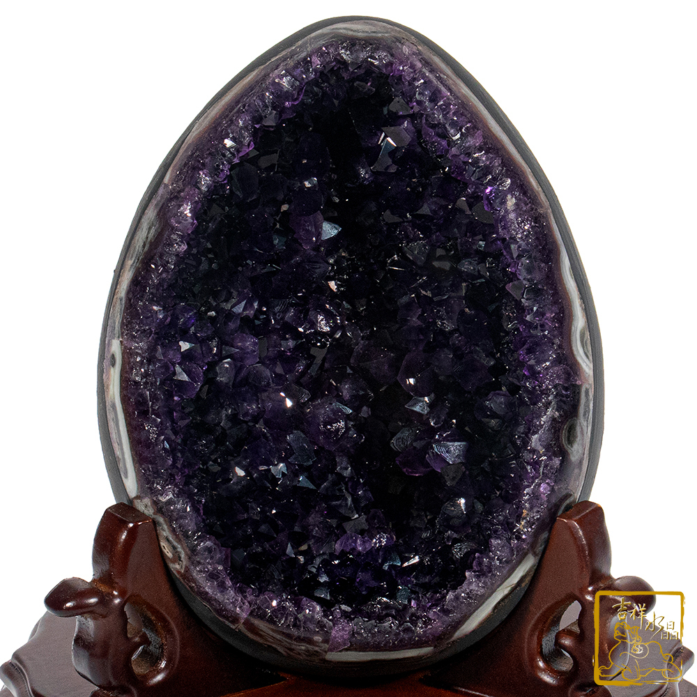 烏拉圭紫水晶恐龍蛋 3.27kg 招福圓滿
