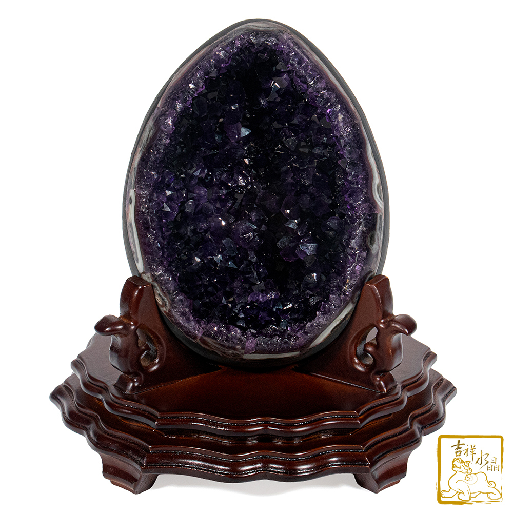 烏拉圭紫水晶恐龍蛋 3.27kg 招福圓滿