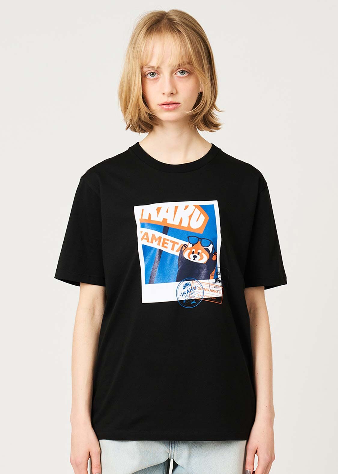 日本預訂 graniph GH Beautiful Shadow Retro Typography | T-Shirt