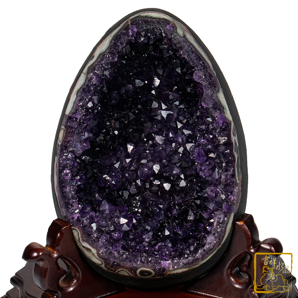 烏拉圭紫水晶恐龍蛋 3.03kg 招福圓滿