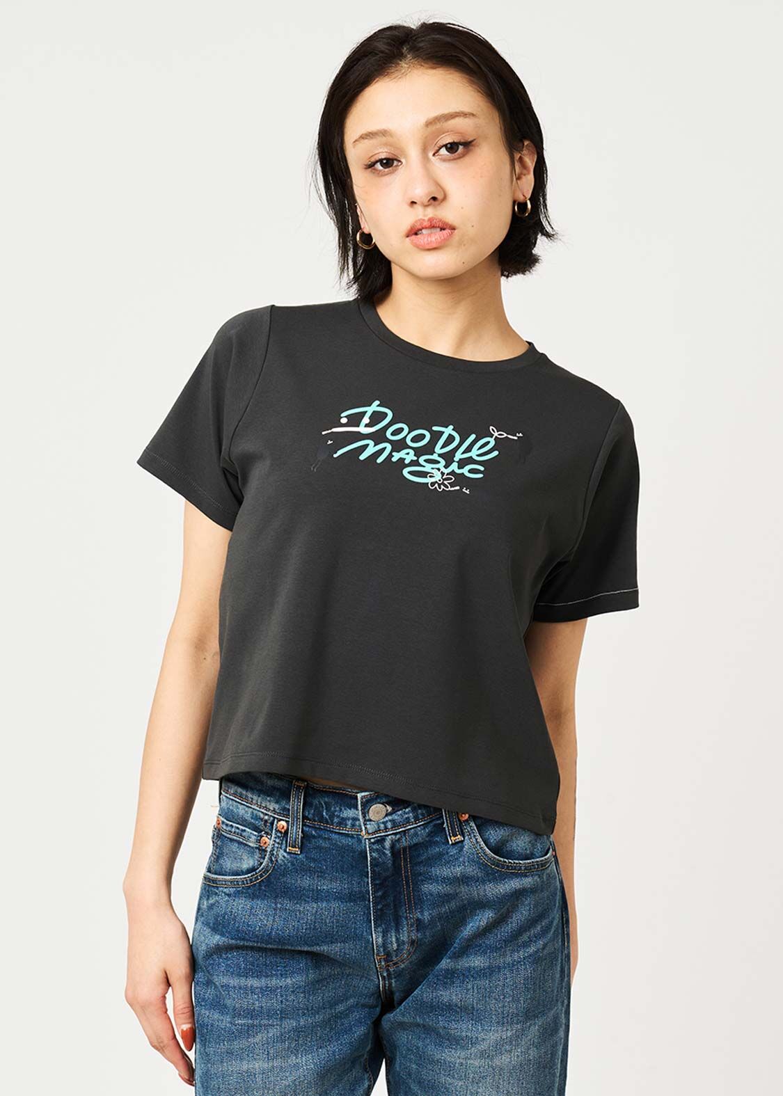 日本預訂 graniph GH Magic Paint Beautiful Shadow | Compact T-Shirt