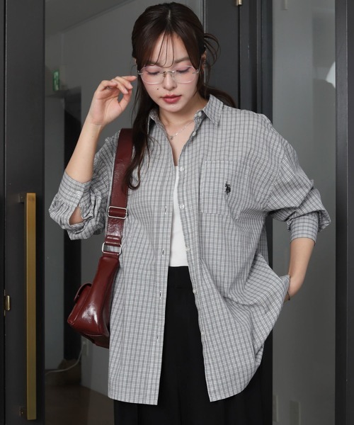 <日本限定🇯🇵> U.S. POLO ASSN.  2026春季新配色 小Logo 刺繡寬鬆襯衫 5色