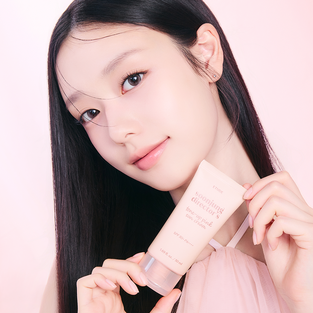 ETUDE Soonjung Director’s 櫻粉提亮修正防曬霜 50ml (1+1)