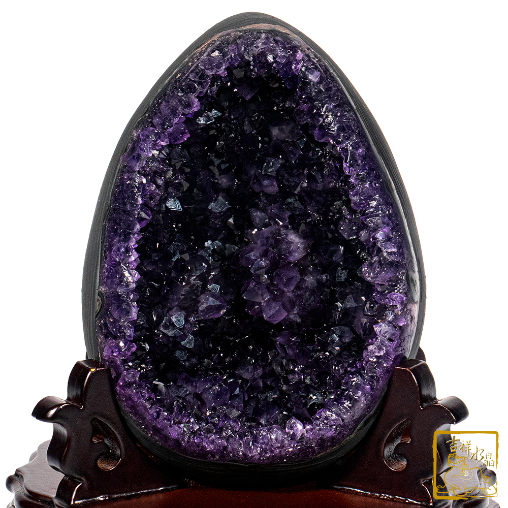 烏拉圭紫水晶恐龍蛋 2.15kg 招財吸金