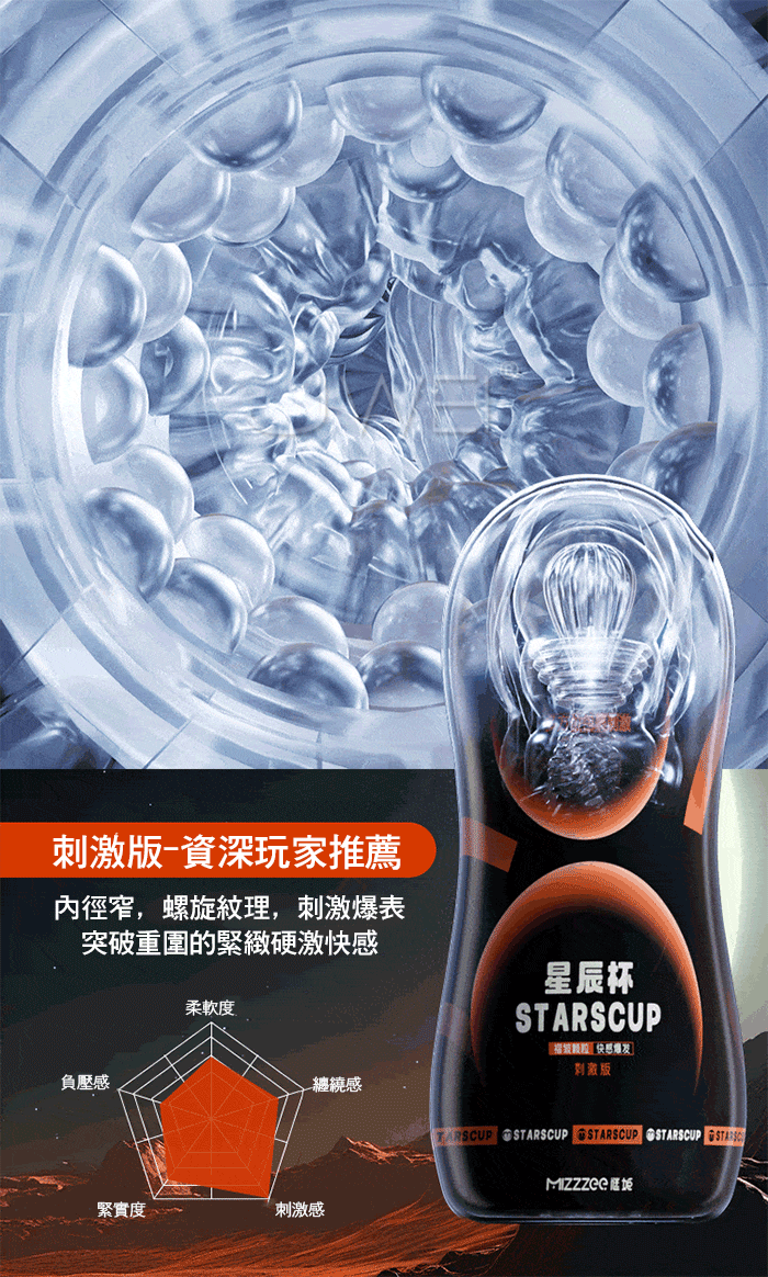 星辰杯．氣動環流負壓吮吸飛機杯-進階版