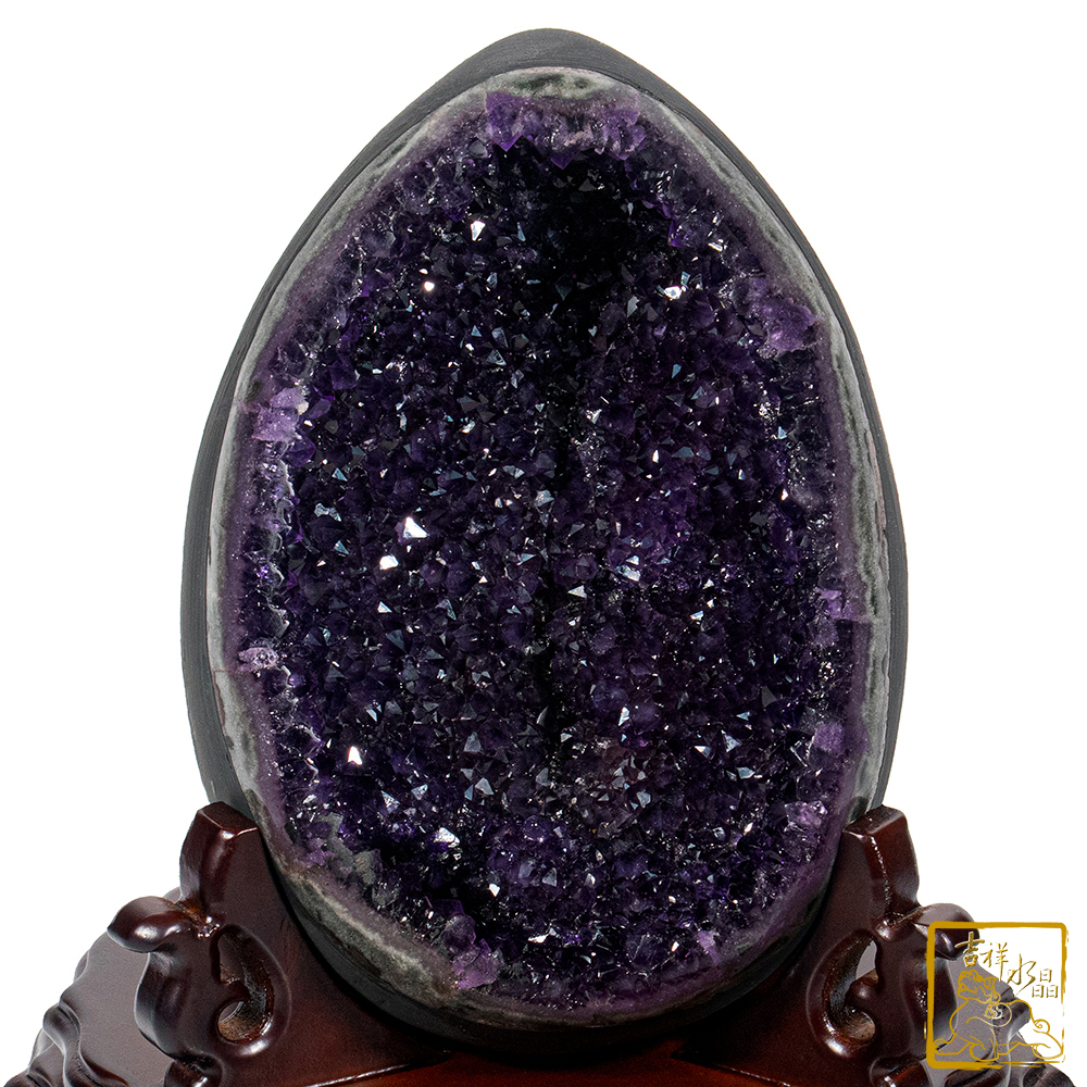 烏拉圭紫水晶恐龍蛋 3.97kg 招財吸金