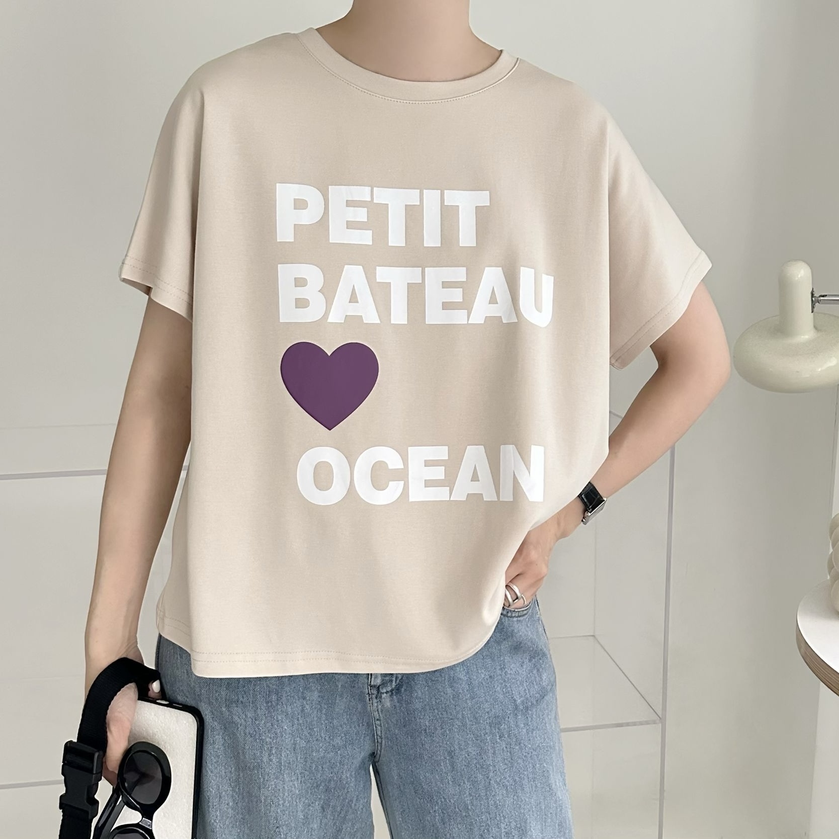 【BONNIE】❤️印心印字小袖TOP - 6色選擇 (E63-E68)