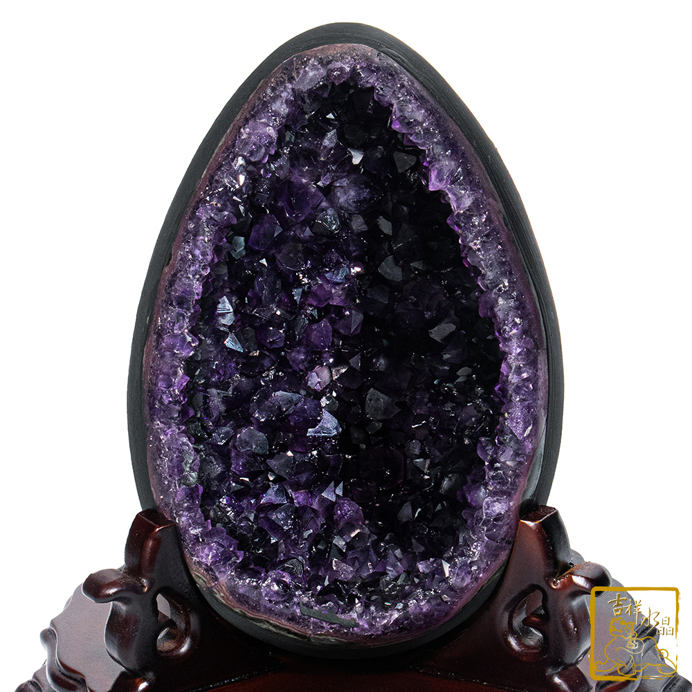 烏拉圭紫水晶恐龍蛋 3.92kg 招財吸金