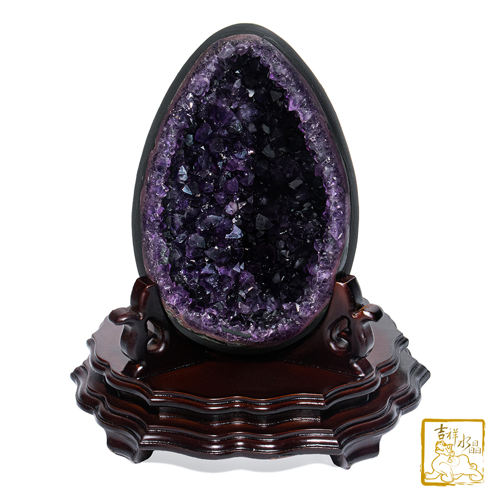 烏拉圭紫水晶恐龍蛋 3.92kg 招財吸金