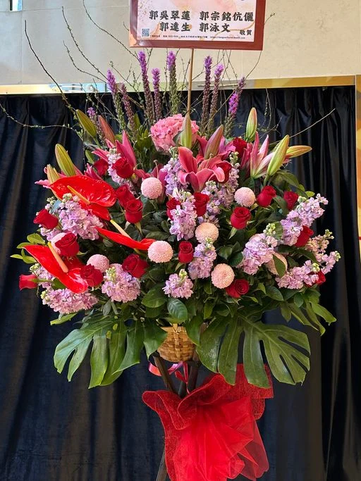 W - 恭賀花籃/中西花籃-恭賀OPE_18017
