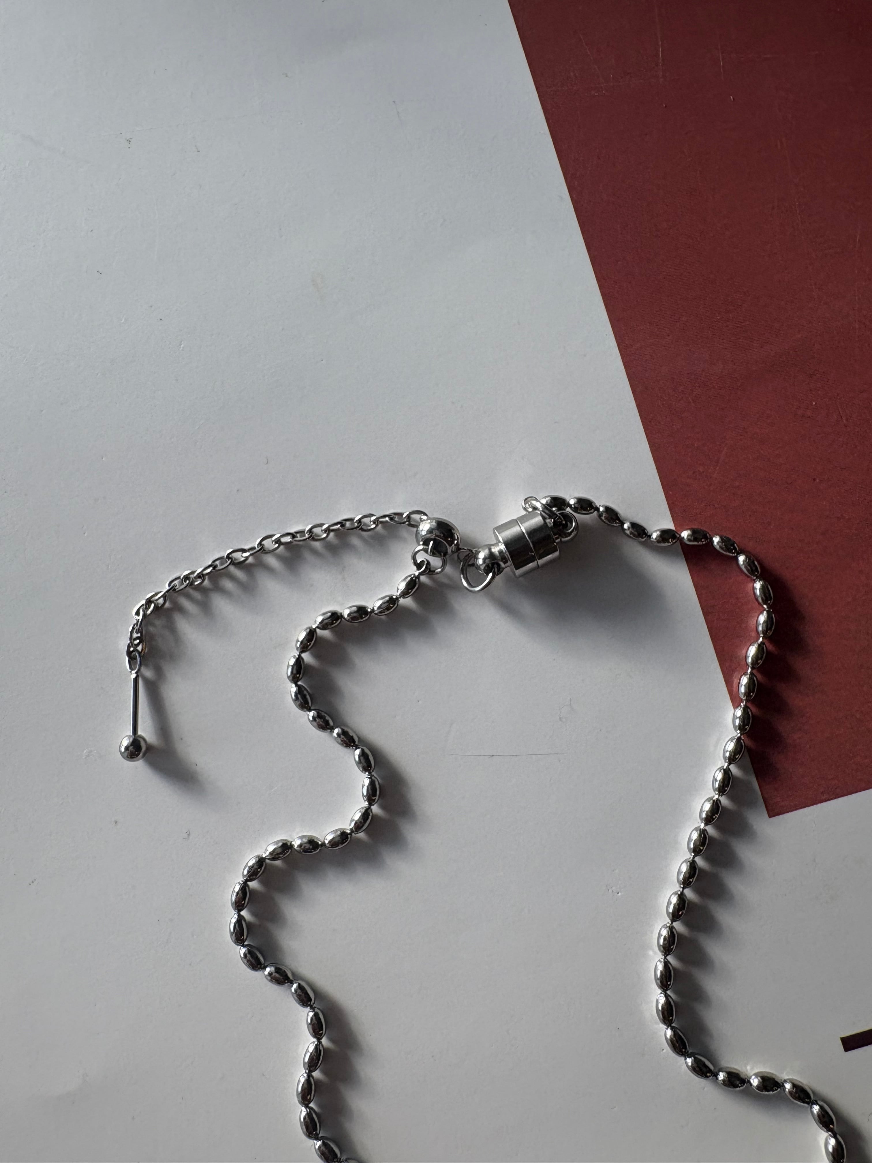 MSA heart charm necklace