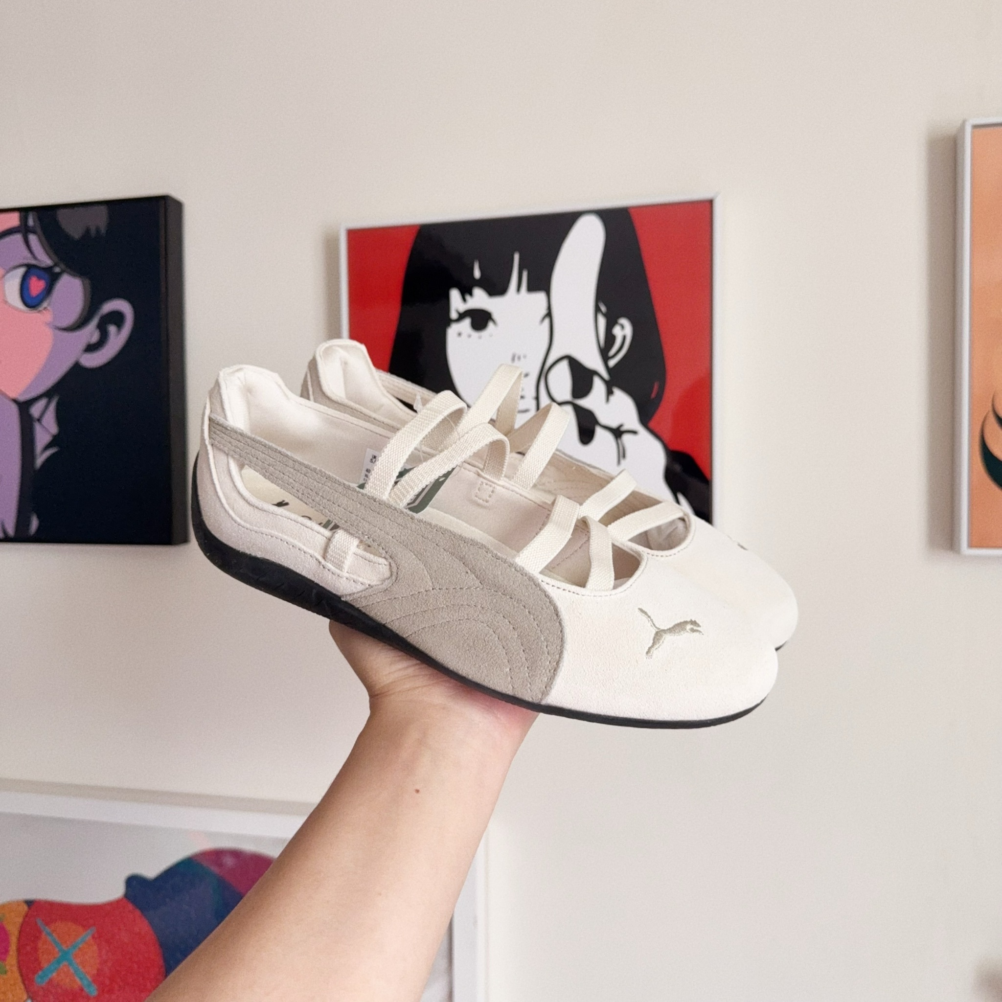 PUMA Speedcat Ballet SD 日本限定 奶油橄欖綠 奶油色 芭蕾舞 瑪莉珍鞋 40128708