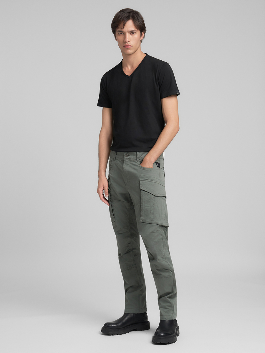 JOE 軍綠色工裝褲