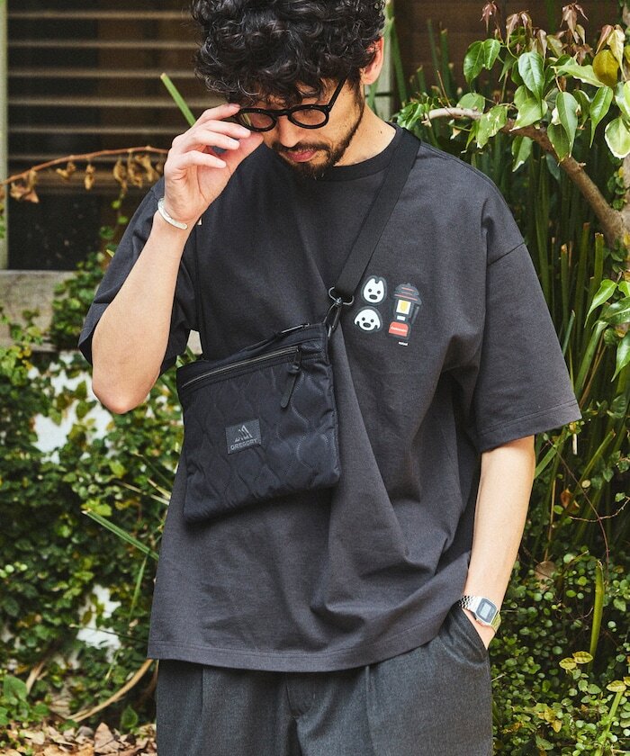 "代購" Coleman × matsui × FREAK'S STORE 三方聯名 背圖印花短踢 Hug