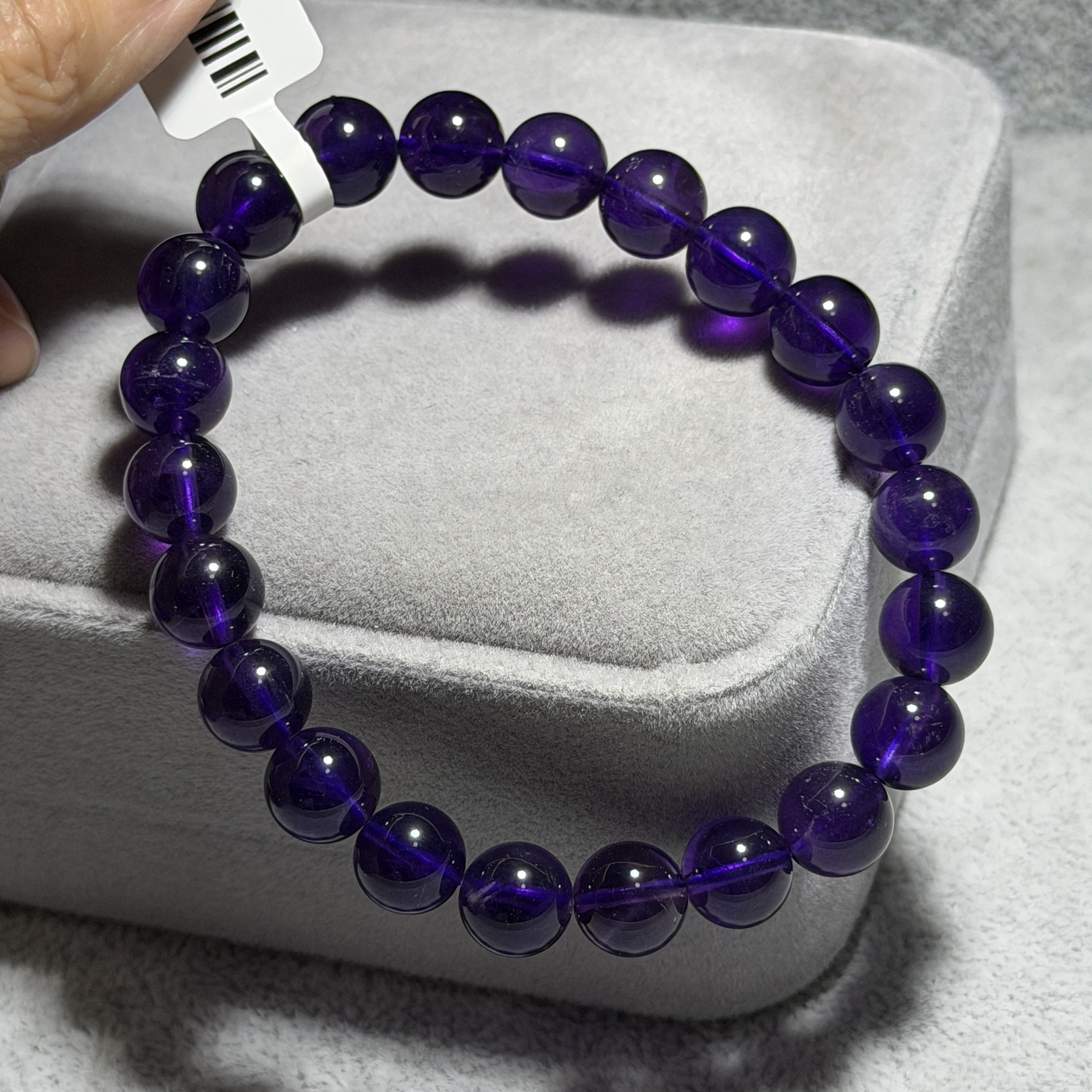 紫水晶 約9mm A1909