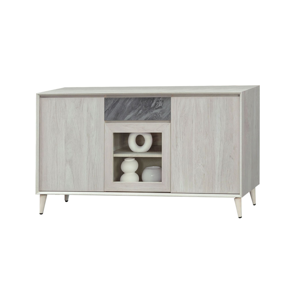 柏蒂家居-凱薩5尺三門一抽餐櫃/電器收納櫃/碗盤櫃