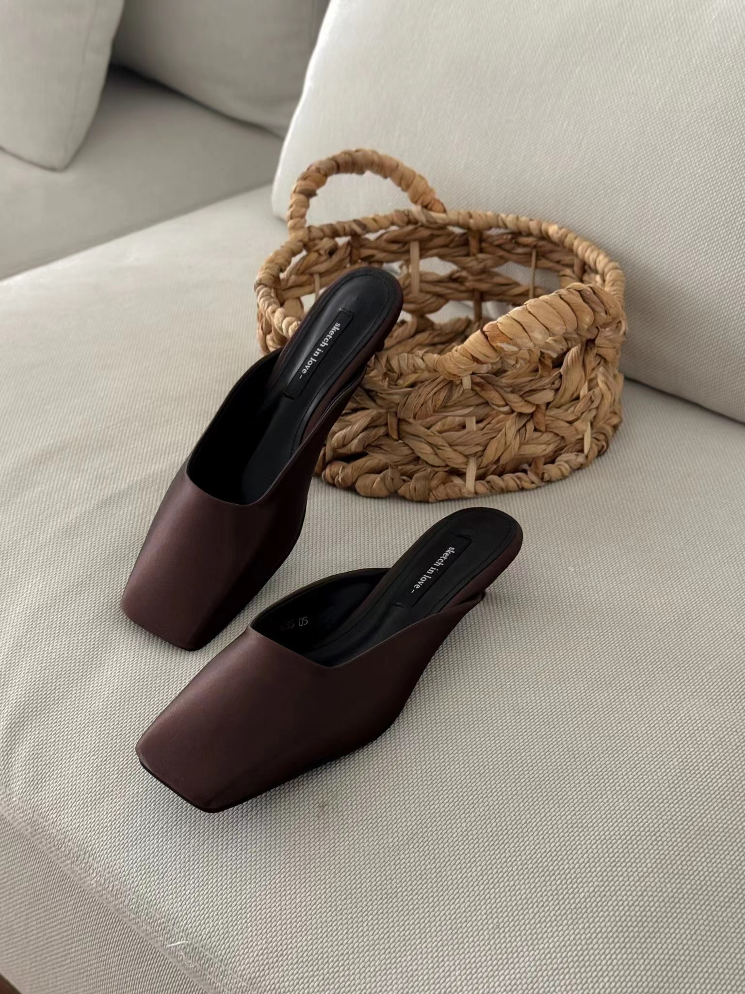 ASK 方頭拖鞋 3043