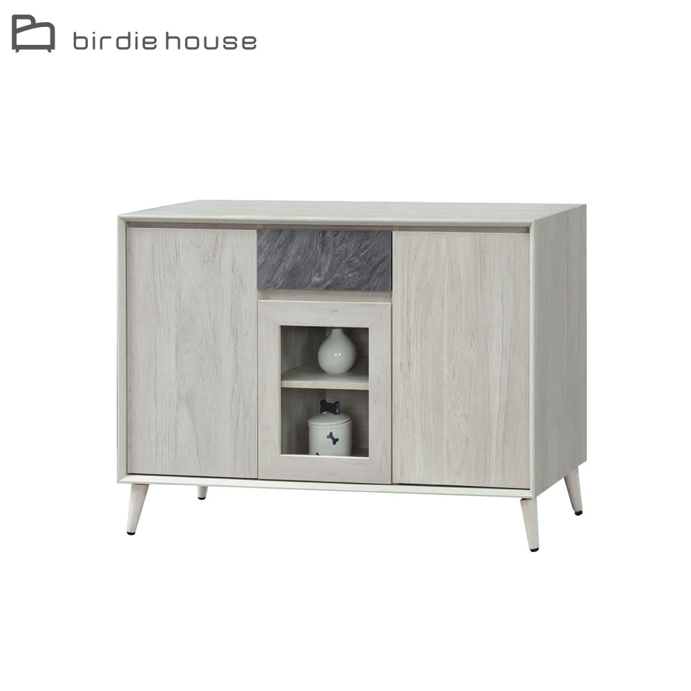 柏蒂家居-凱薩4尺三門一抽餐櫃/電器收納櫃/碗盤櫃