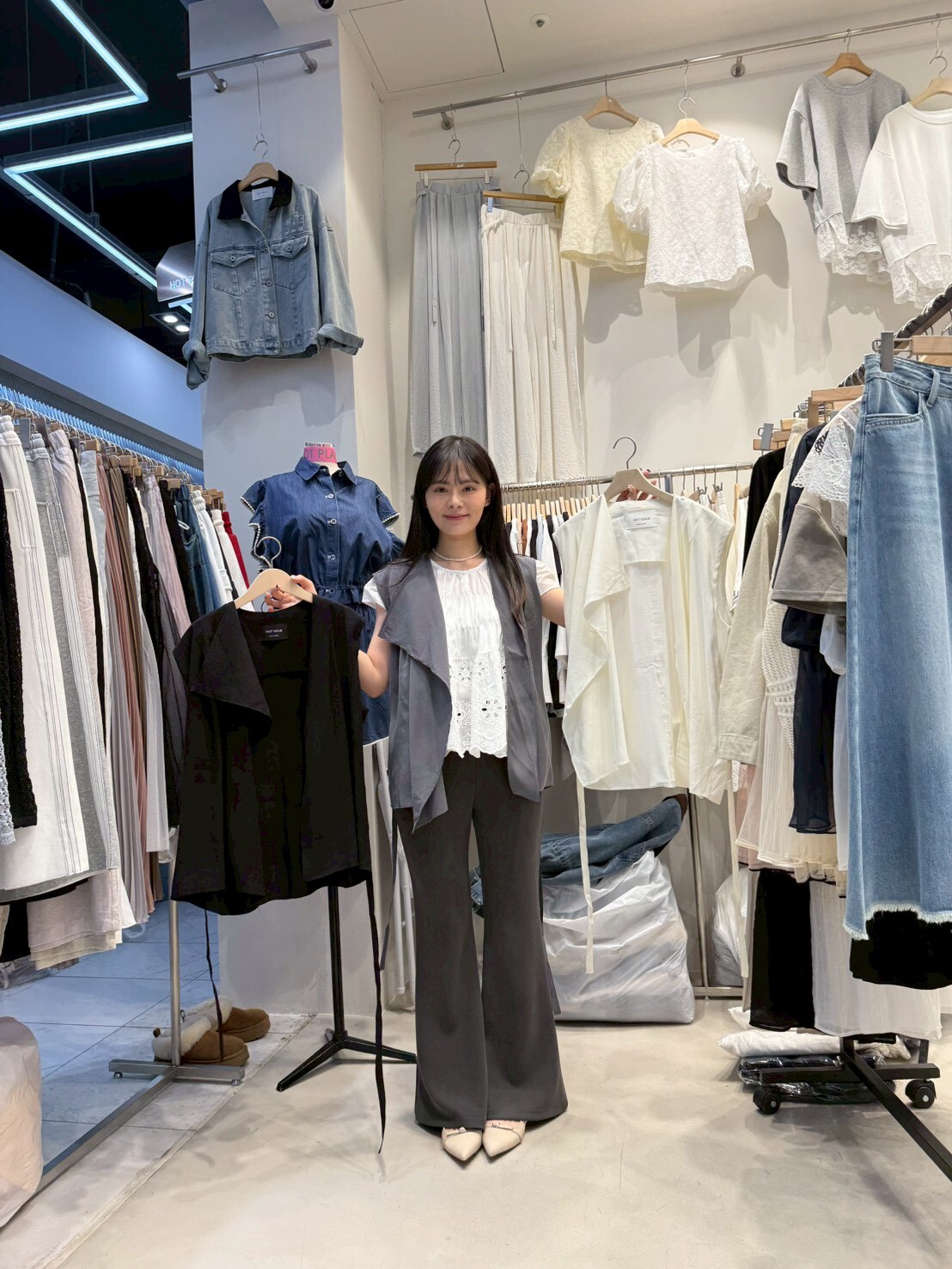 HP6015 高級感開頁綁帶上衣