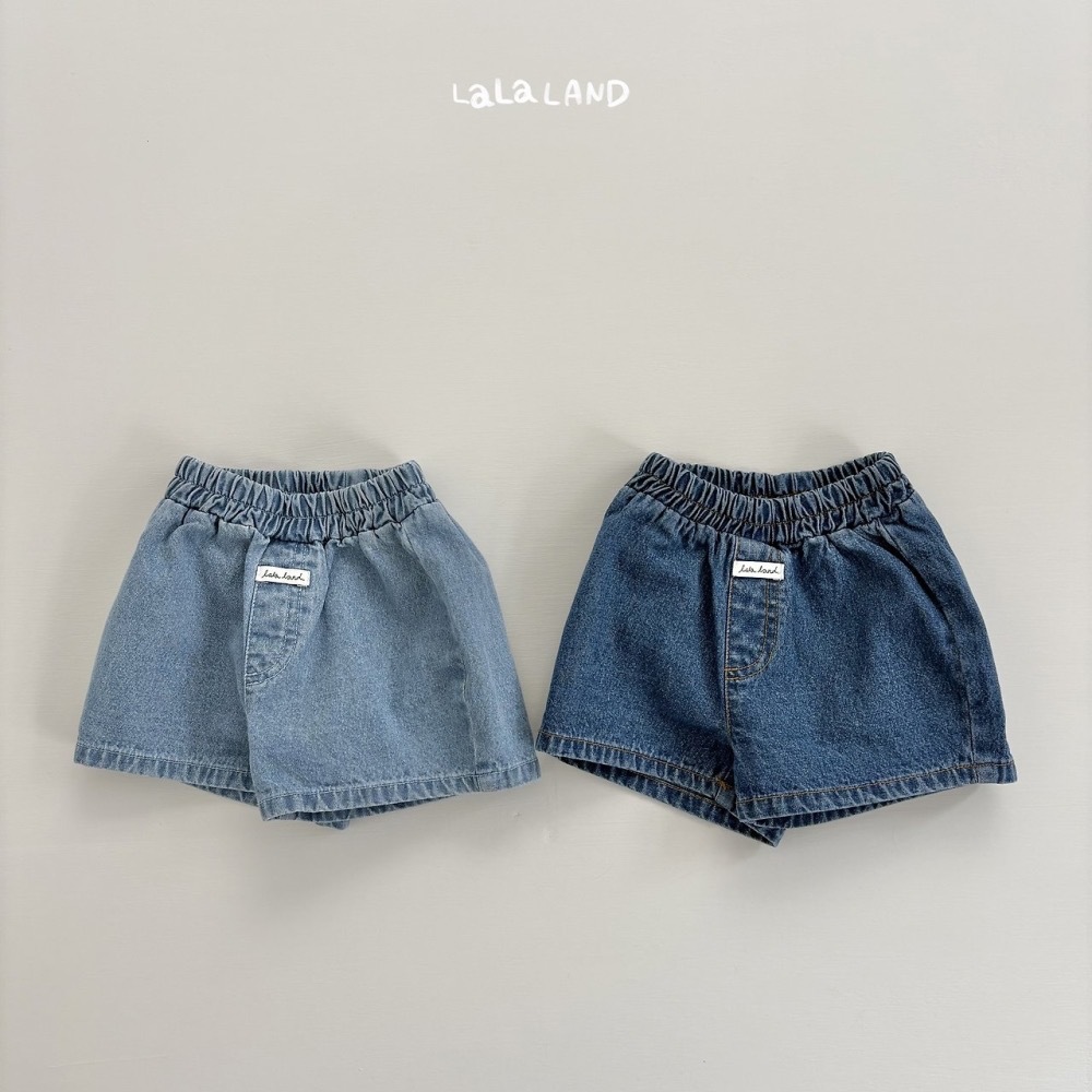 Lala land 口袋牛仔短褲 / 2色