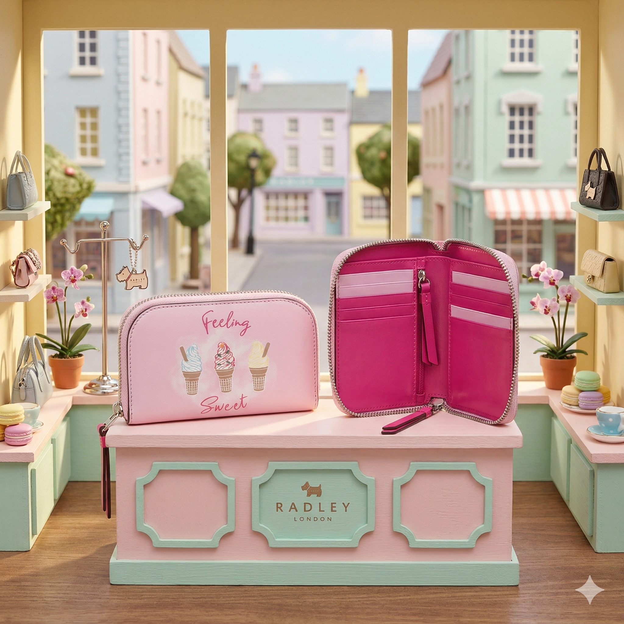 【預購】RADLEY LONDON H040919 經典真皮中型拉鏈銀包