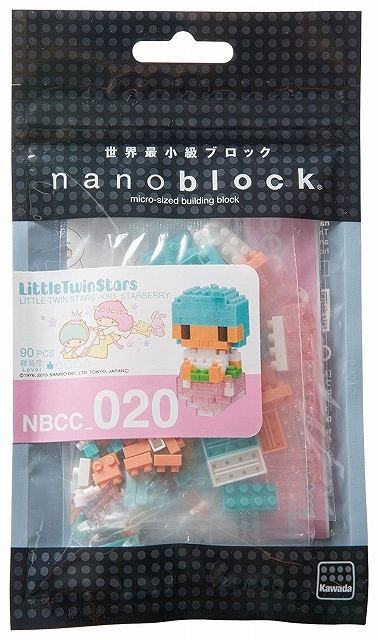 Nanoblock 迷你積木 NBCC_020 雙星仙子 雙子星 Kiki草莓