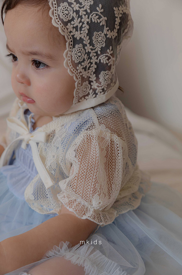 正韓夏mkids 三色捲邊綁帶罩衫