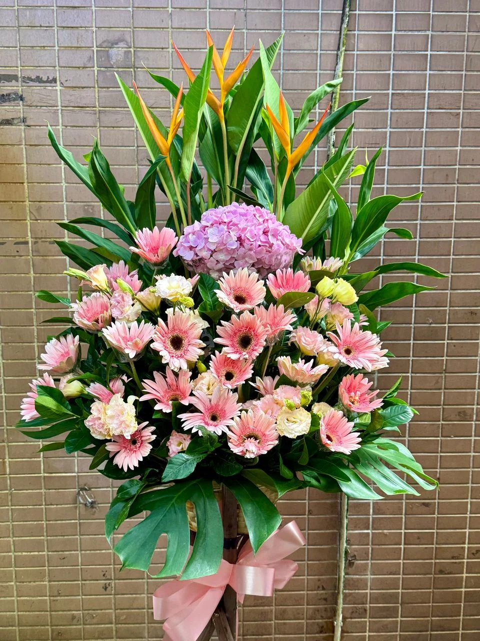 W - 恭賀花籃/中西花籃-恭賀OPE_80013