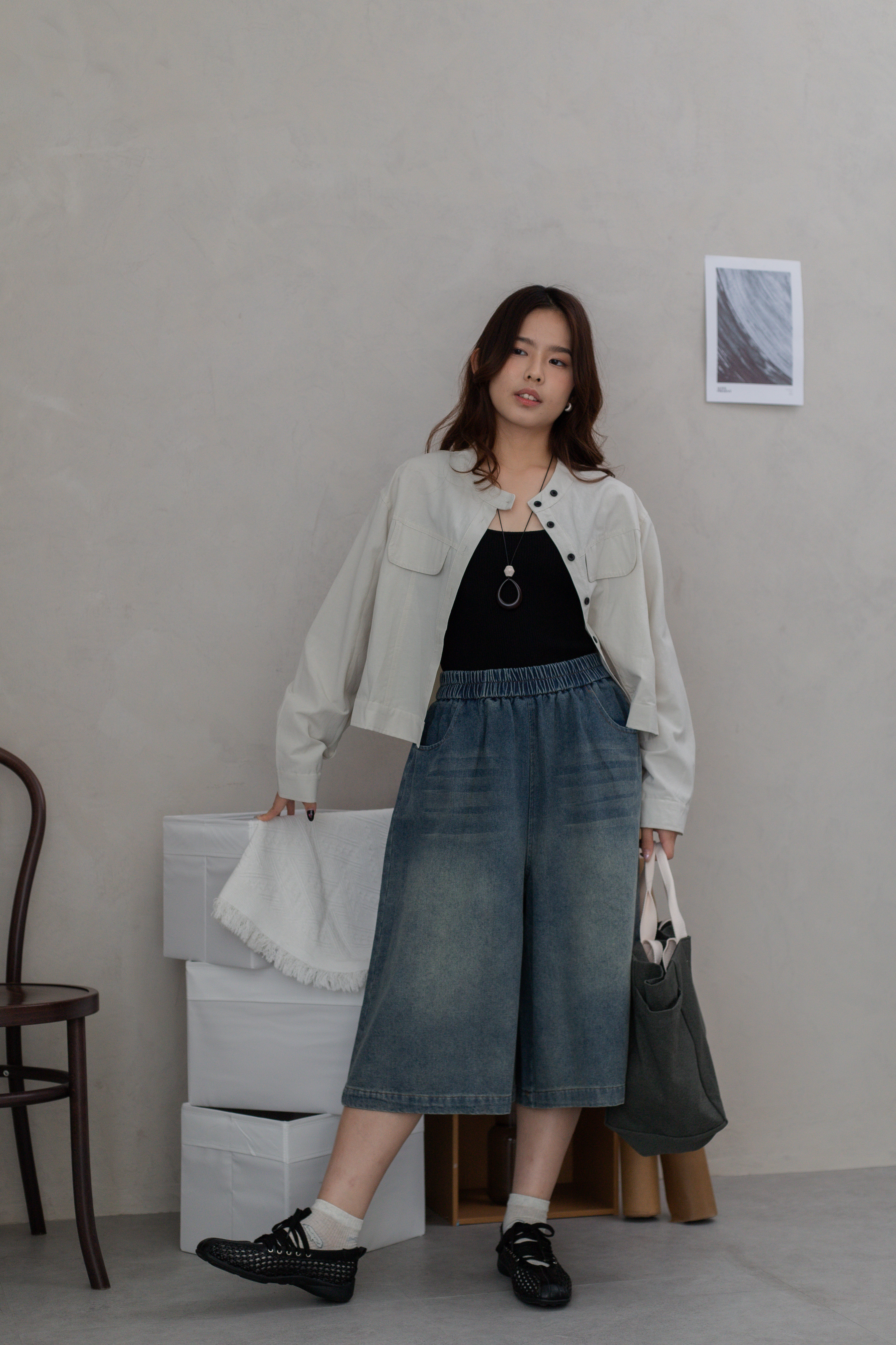 Maroot Denim Culotte -2685PL