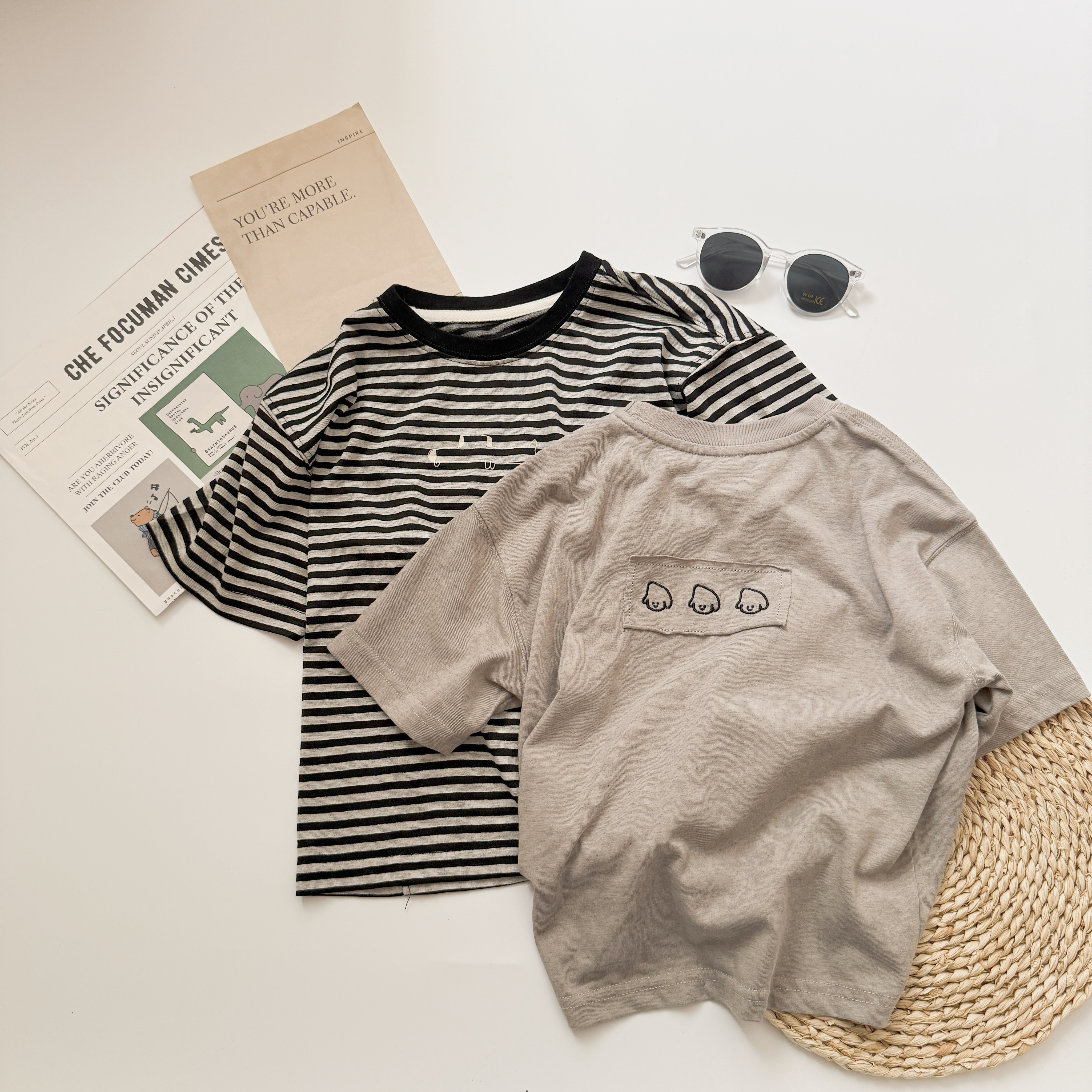 童趣小狗短袖上衣