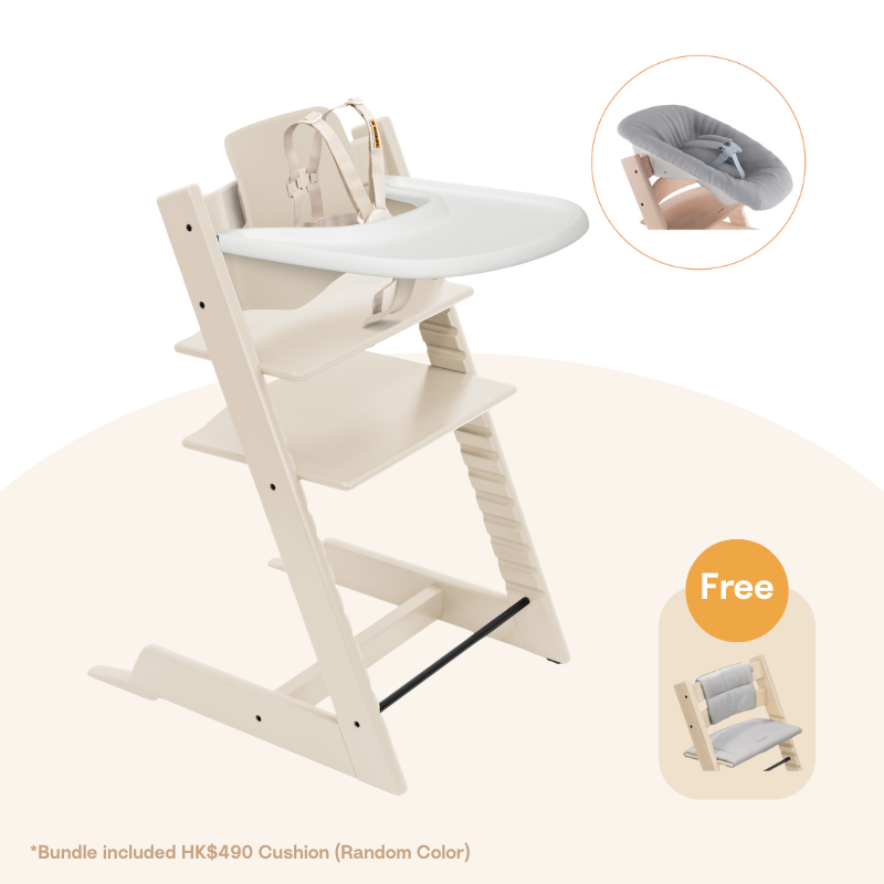 Stokke® Tripp Trapp® 初生嬰兒5件套 (山毛櫸木系列，適合0-36個月)